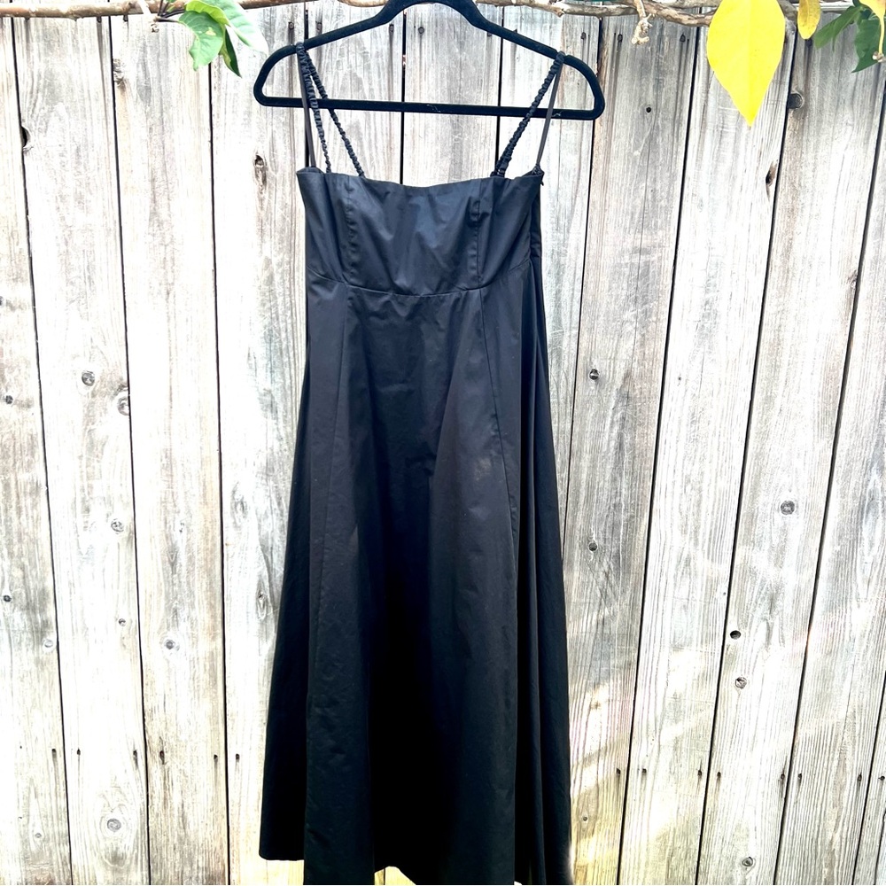 DISSH Black Spaghetti Strap Sundress Cocktail